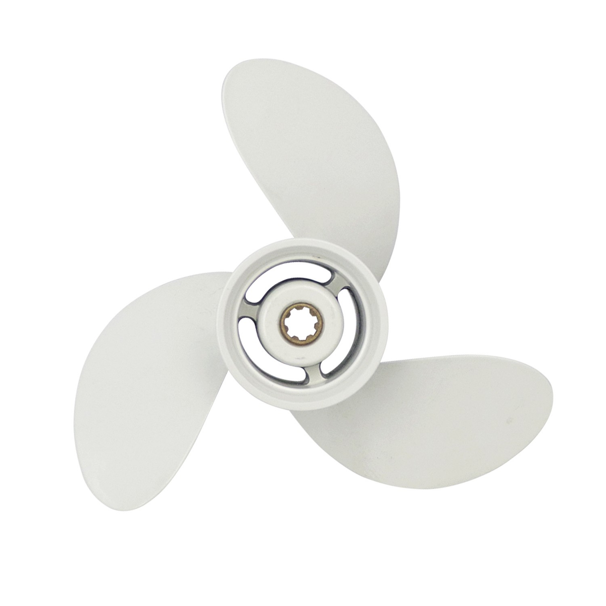 FONETO Aluminum Replacement Propellers for Yamaha 6–9.9 HP Outboards