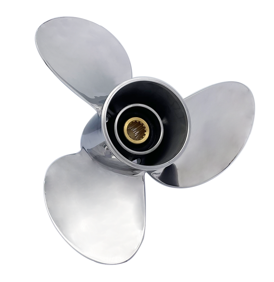 FONETO Stainless Steel Replacement Propellers for Yamaha 50–130 HP Outboards