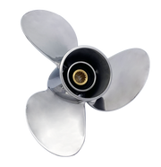 FONETO Stainless Steel Replacement Propellers for Yamaha 50–130 HP Outboards