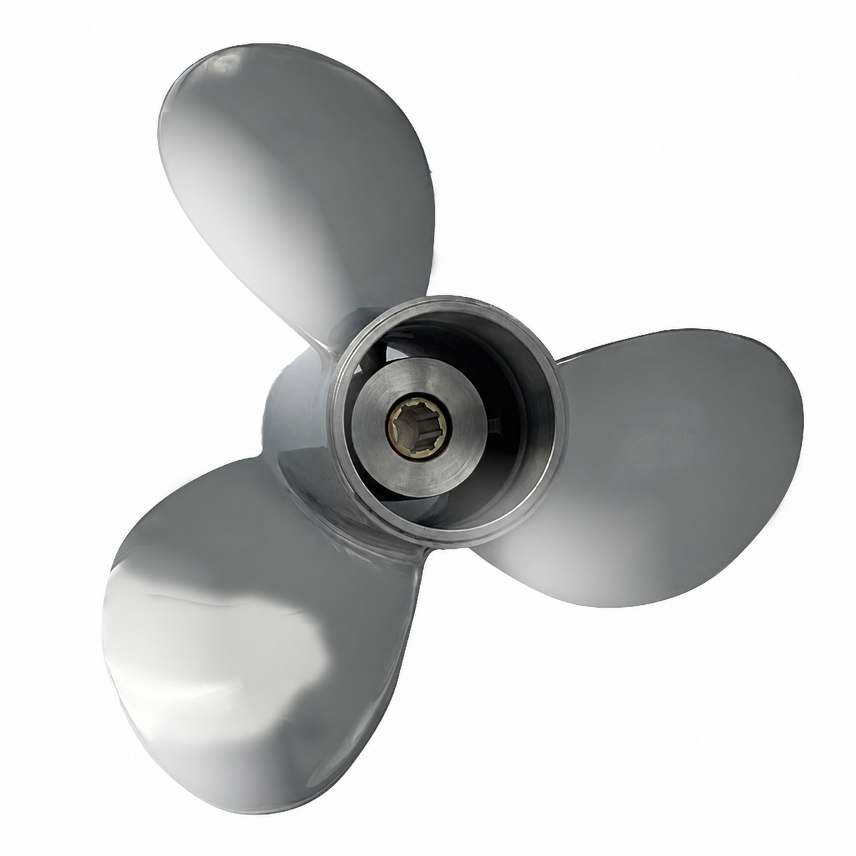 FONETO Stainless Steel Replacement Propellers for Suzuki 8–20 HP Outboards