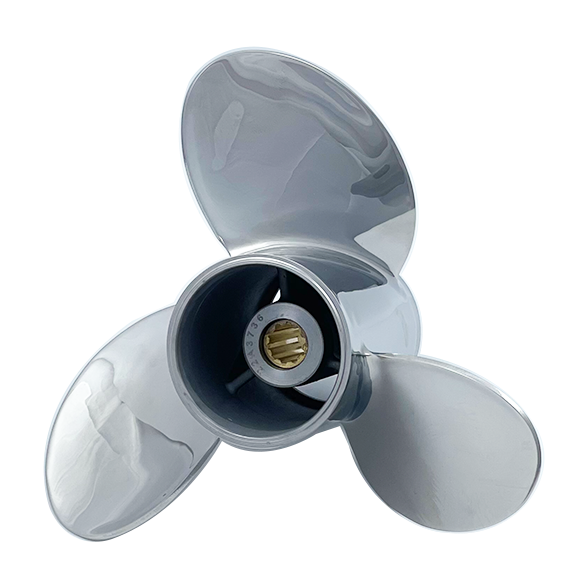FONETO Stainless Steel Replacement Propellers for Suzuki 20–30 HP Outboards