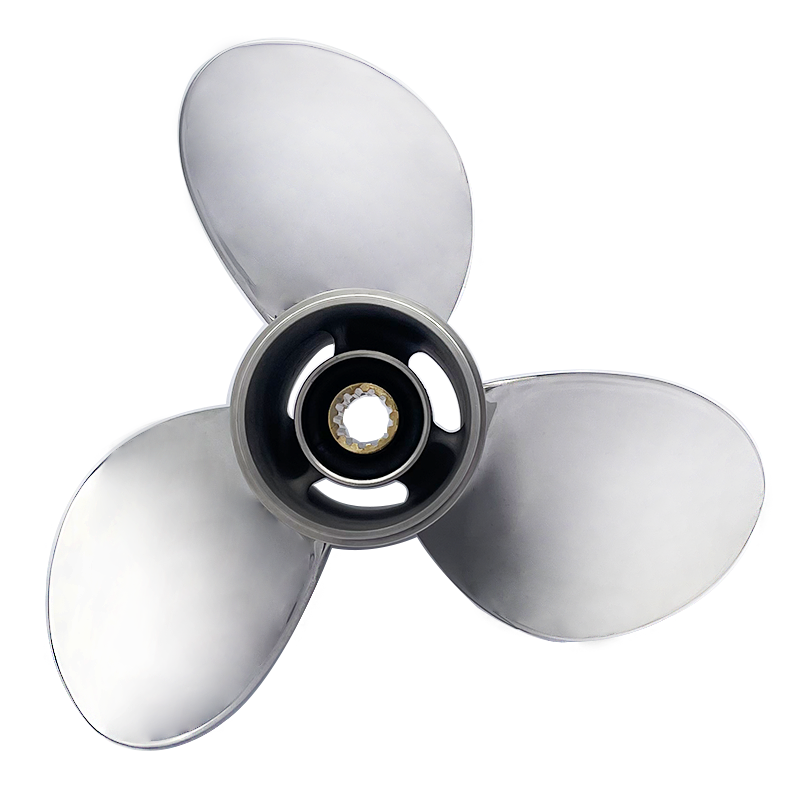 FONETO stainless steel replacement propeller for Yamaha 25 to 60 HP outboards