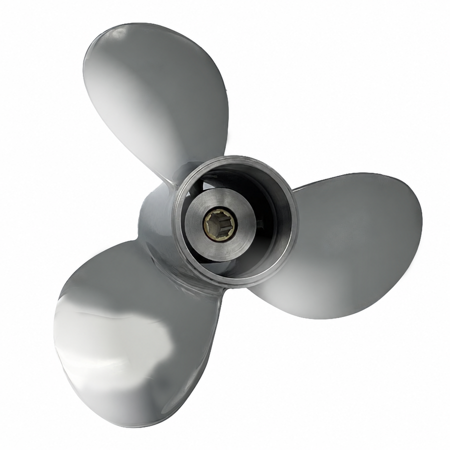 FONETO Stainless Steel Replacement Propellers for Mercury / Mariner 6–15 HP Outboards