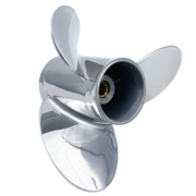 FONETO Stainless Steel Replacement Propellers for Mercury / Mariner 25–30 HP Outboards